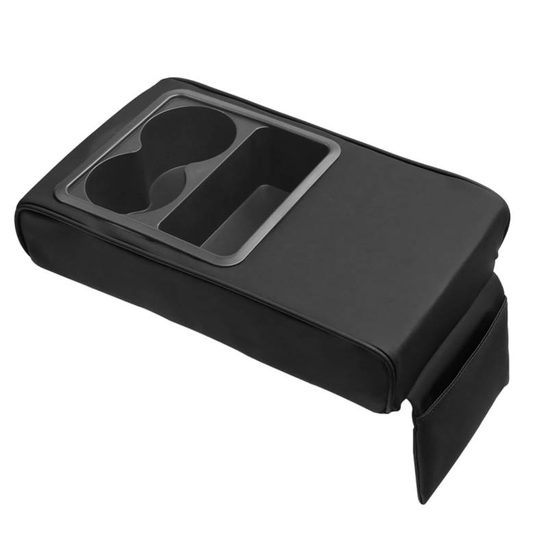 Auto Armlehne Abdeckung, Auto Mittelkonsole Abdeckung - Bequemes PU-Lederkissen für Mittelkonsole Wasserdicht | Innovatives Multifunktionales Armlehnenbox Kissen für vo von Naqqios