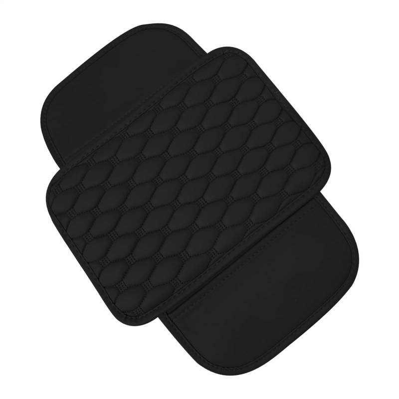 Auto Mittelkonsole Kissen - Mittelkonsole Armlehnenkissen, Auto Mittelkonsole Kissen mit Seitentaschen | Auto Armlehne Box Kissen von Naqqios