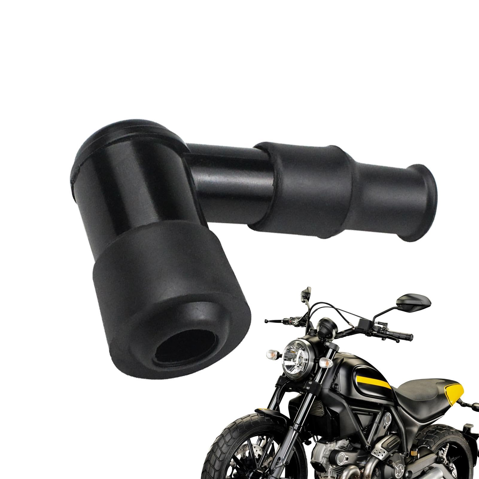 Motorrad Zündkerzenabdeckung - Blinker-Zündkerzenabdeckung für Motorrad, Blinker-Zündkerzendeckel mit vielseitigen Biegungen | Zündkerzendeckel einfach zu Motorrad Zündkerzenabdeckung - Blinker-Zündkerzenabdeckung für Motorrad, Blinker-Zündkerzendeckel mit vielseitigen Biegungen | Zündkerzendeckel einfach zu von Naqqios
