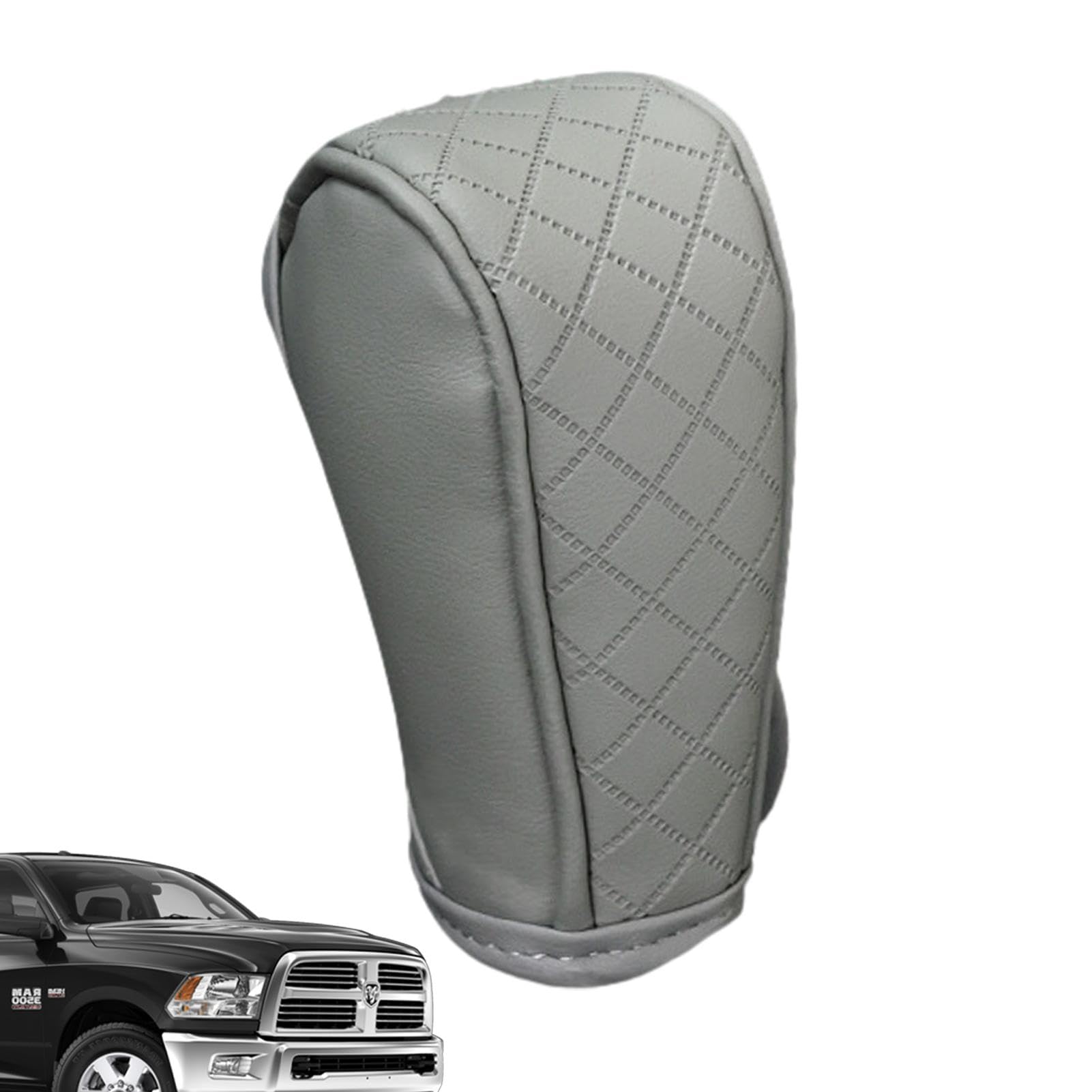 Naqqios Schaltknaufschutz | Auto Shift Gear Protector - Wasserdicht PU Leder Schaltknauf Schaltknauf Schalthebel Staubdichter Schutz für SUV von Naqqios