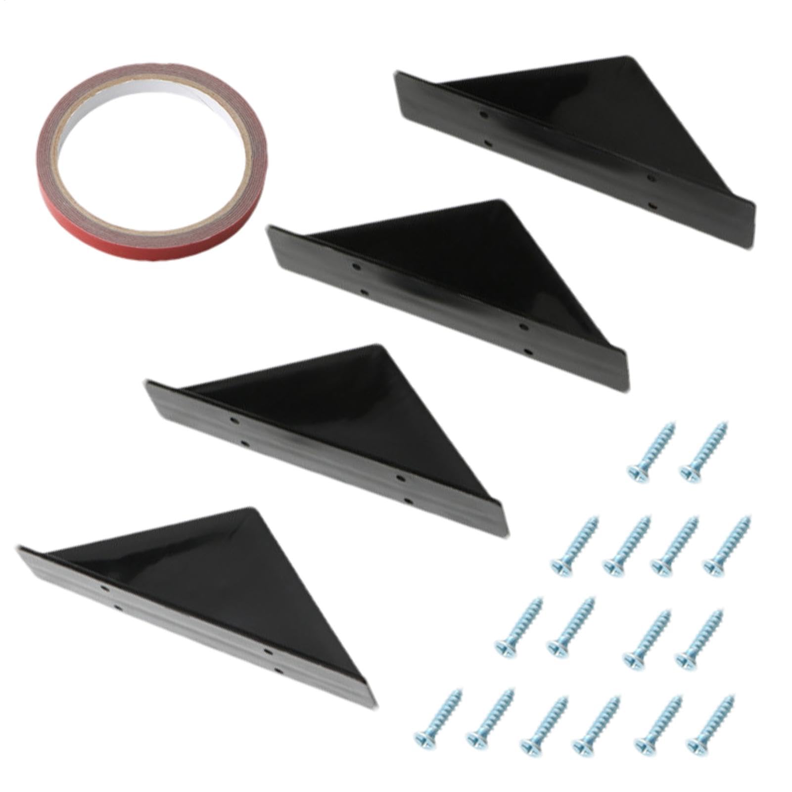 Spoiler Fin Protector - Stoßstangendiffusor für Auto | Stilvolle Kotflügelspoiler | Stylische Auto Dekoration Haifischflossen Stoßstangendiffusor, für Stoßstange Spoiler Fin Protector - Stoßstangendiffusor für Auto | Stilvolle Kotflügelspoiler | Stylische Auto Dekoration Haifischflossen Stoßstangendiffusor, für Stoßstange von Naqqios