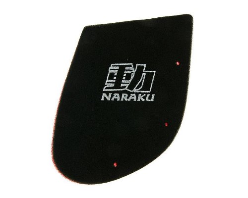 Luftfilter Einsatz Naraku Double Layer für Kymco Agility 50 RS 2T Naked KE10BB von NARAKU