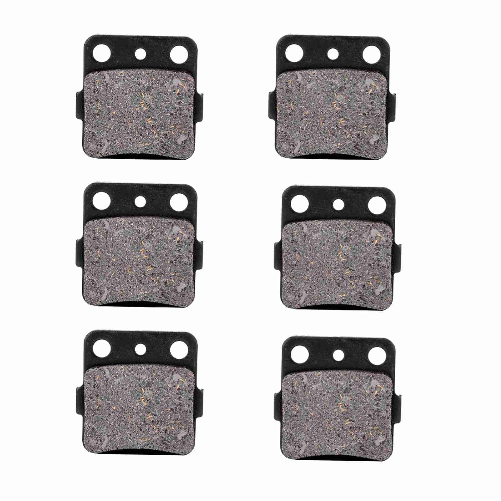 Bremsbeläge Vordere und Hintere Set, Vordere Bremsbeläge 6PCS Iron Easy Installation und Hintere für 400Ex 400x Sportrax 9914 Bremsbeläge Vordere und Hintere Set, Vordere Bremsbeläge 6PCS Iron Easy Installation und Hintere für 400Ex 400x Sportrax 9914 von Naroote
