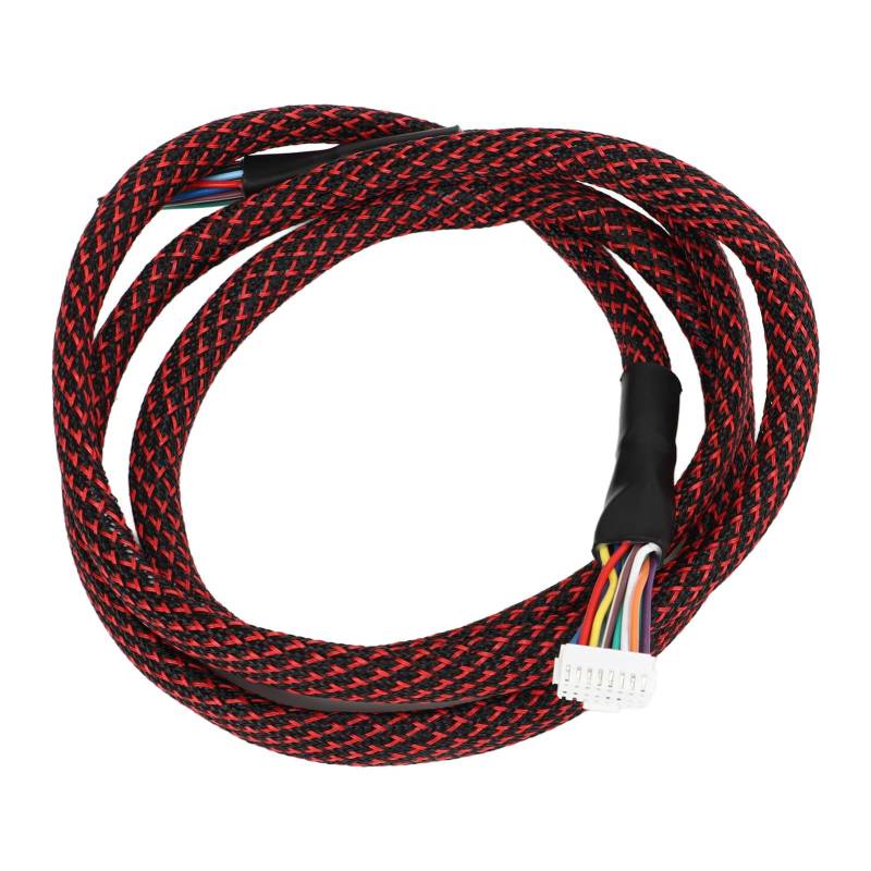 Für Anycubic Chiron-Kabelbaum Printer Replacement Cable,Hotend-Anti-Shock-Flexibler Kabelschlauch, Nylon-Gewebeschlauch, Verschleißfest Für Drucker von Naroote