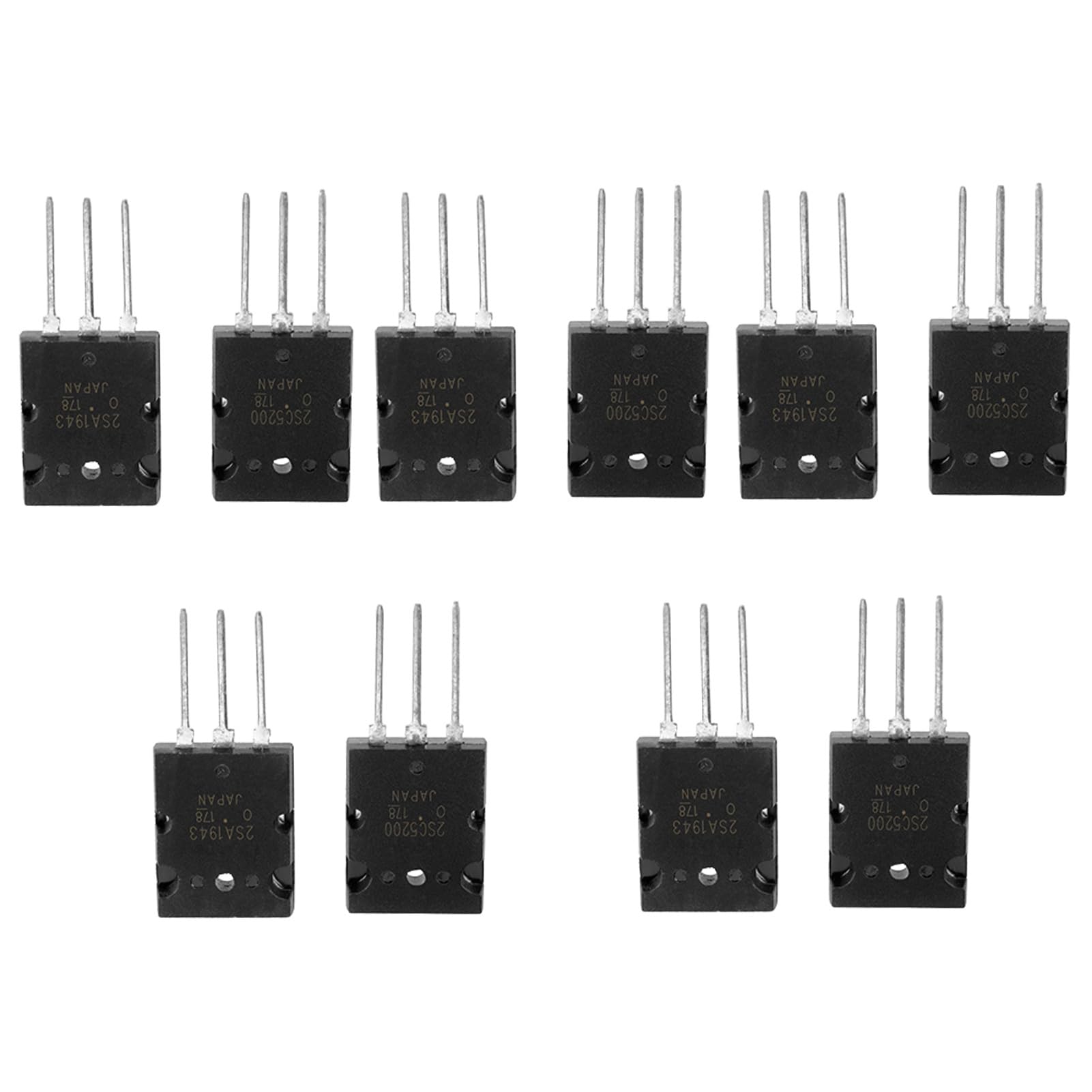 O Transistor Kit, 5 Paar High Power 2sc5200 Power Amplifier Transistor Socket General Purpose Transistors for General Electronics Replacement Transistor Assortment Kit O Transistor Kit, 5 Paar High Power 2sc5200 Power Amplifier Transistor Socket General Purpose Transistors for General Electronics Replacement Transistor Assortment Kit von Naroote