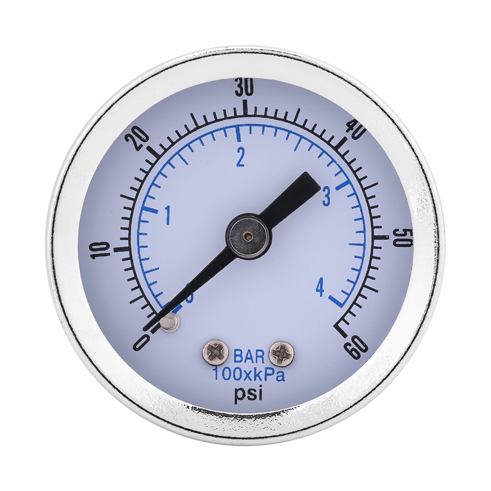 Verrückter Verkauf Wasserdruckmesser, 0-60 psi 0-4 bar 1/8"BSPT Manometer Manometer für Wasser Luft Öl Messgerät Verrückter Verkauf Wasserdruckmesser, 0-60 psi 0-4 bar 1/8"BSPT Manometer Manometer für Wasser Luft Öl Messgerät von Wandisy
