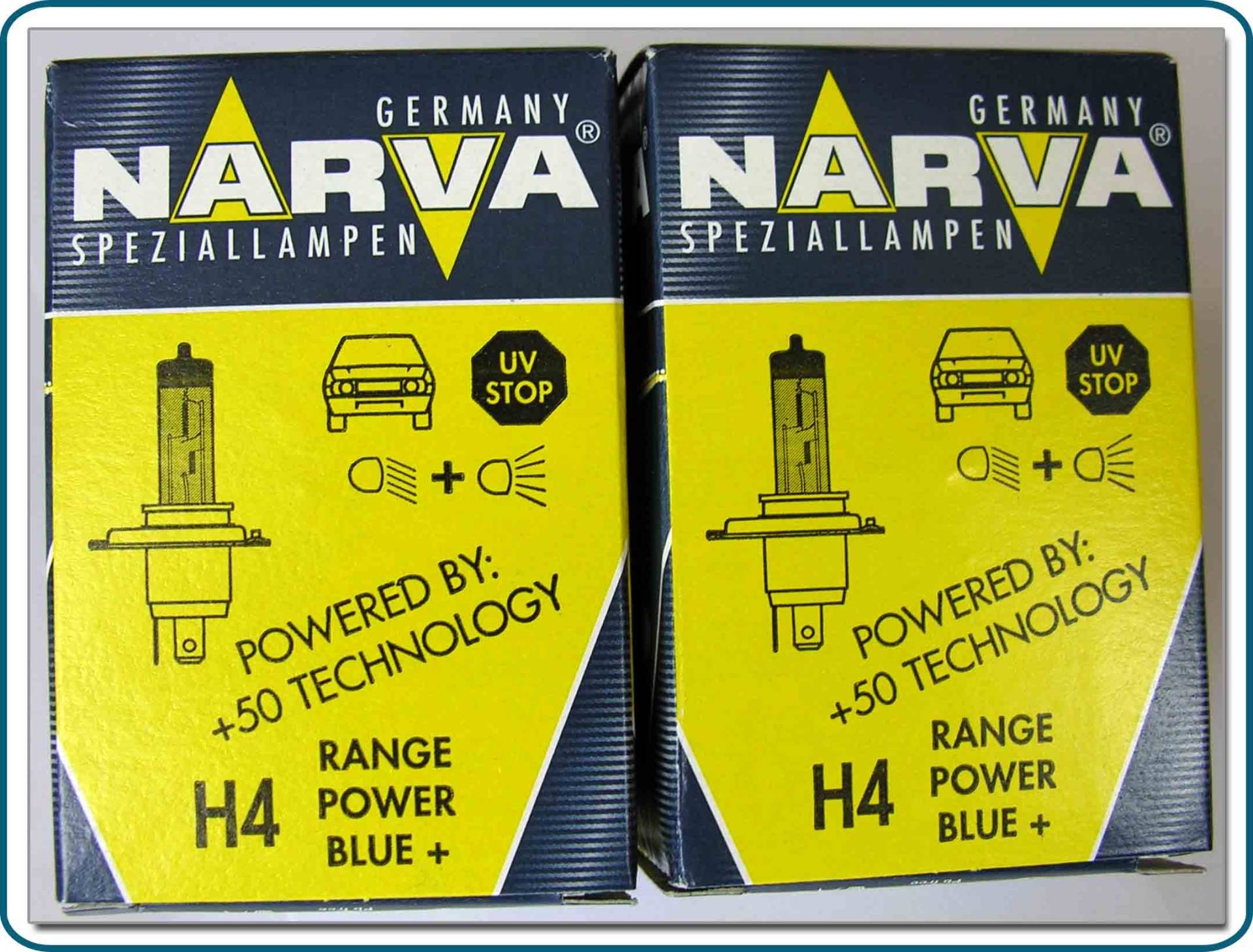 2x Narva 48677 H4 12V 60/55W P43t RPB Halogen 2x Narva 48677 H4 12V 60/55W P43t RPB Halogen von Narva