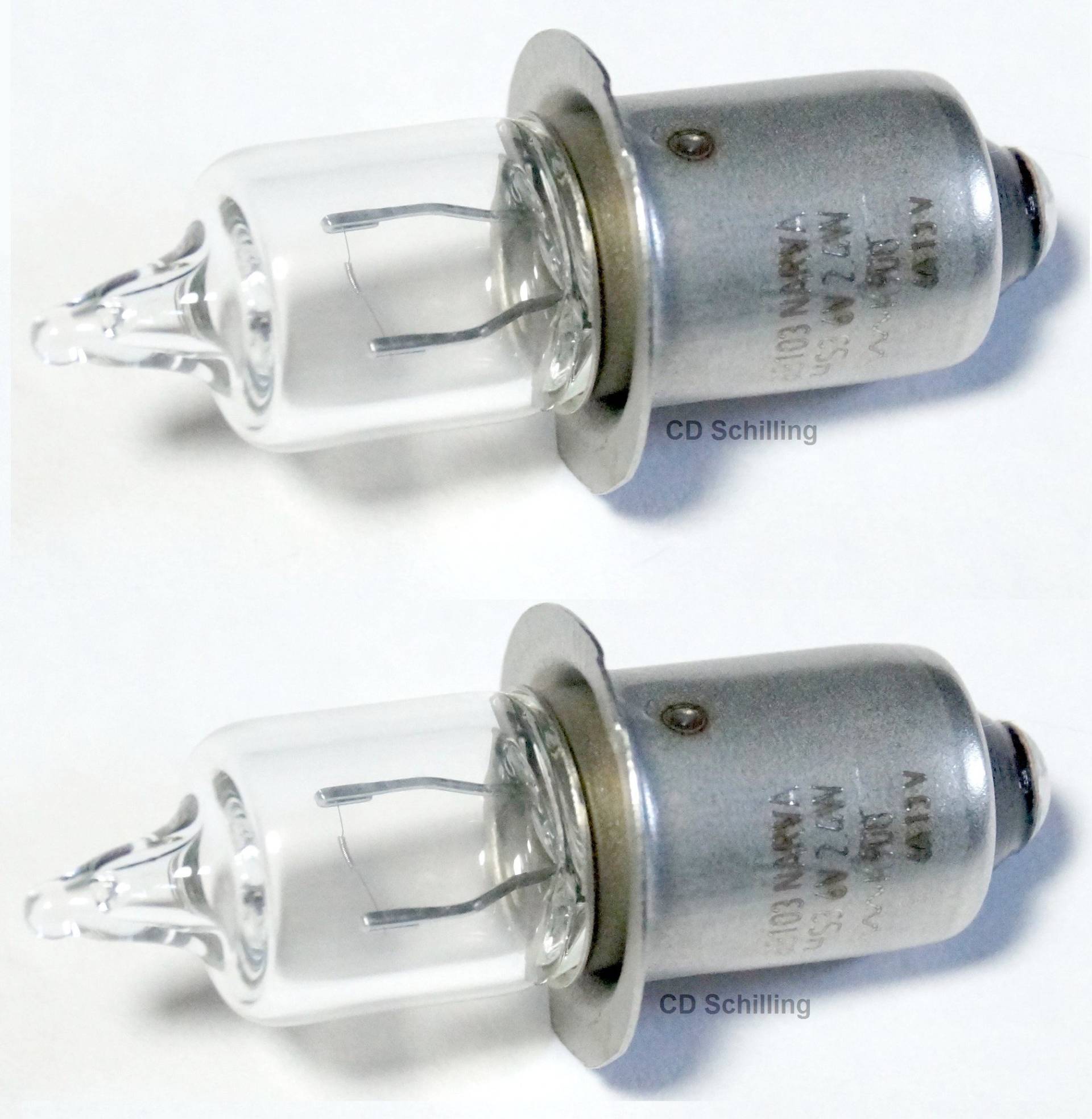 Narva 2er-Pack Halogen-HS3-Miniatur-Glühbirnen, 6 V/2,4 W/0,4 A/PX 13,5 s Narva 2er-Pack Halogen-HS3-Miniatur-Glühbirnen, 6 V/2,4 W/0,4 A/PX 13,5 s von Narva