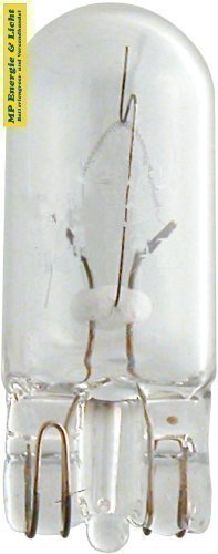 NARVA C.E.I 10x 17097 W3W 12V 3W W2,1x9,5d Glassockellampe von Narva