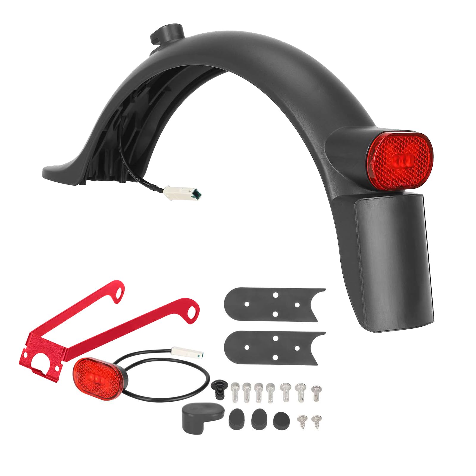 Natcoo E Scooter Schutzblech Hinten, Metallhalterung, Integriertes Nummernschild Rahmen, Hintere Kotflügel für Xiaomi Pro 2/M365/Pro/1S/Essential, Stabil und Langlebig Natcoo E Scooter Schutzblech Hinten, Metallhalterung, Integriertes Nummernschild Rahmen, Hintere Kotflügel für Xiaomi Pro 2/M365/Pro/1S/Essential, Stabil und Langlebig von Natcoo