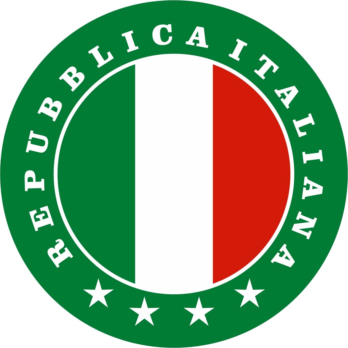 Nation Italien Aufkleber Karte Sticker - L-016 von Nation