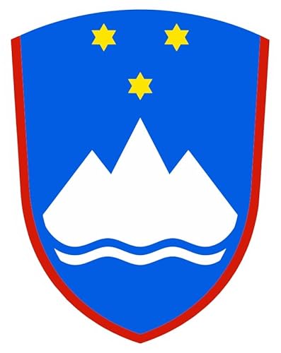 Nation Slowenien Aufkleber 3 Stück Flaggen Fahne Wappen Set selbstklebend Sticker PKW Auto Motorrad Biker Büro F3, multi von Nation