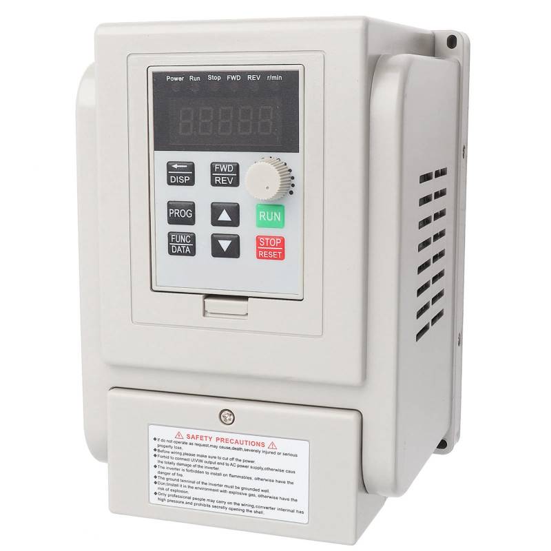 1,5 KW Frequenz umrichter AC220V einphasiger Wechsel richter 8a VFD variabler Frequenz antrieb PWM-Steuermotor-Regler Motor drehzahl regler für 3-Phasenmotor von Natudeco