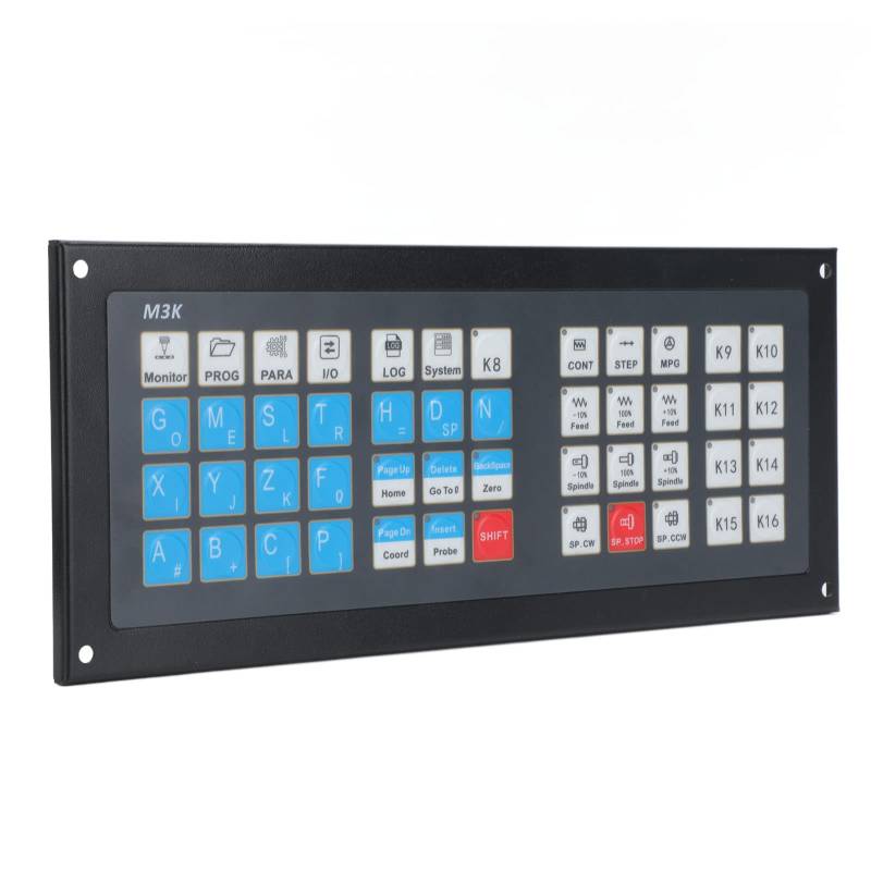 CNC-Steuerungssystem Panels Aluminiumlegierung M3K Erweiterungstastaturen CNC-Bewegungssteuerungssysteme mit Kabel für DDCS Expert M350 3 4 5 Achsen von Natudeco