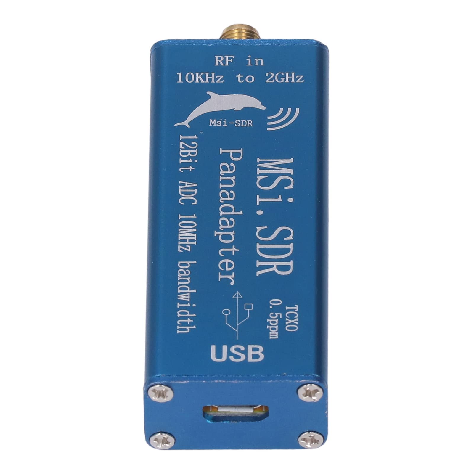 MSI SDR-Funkempfänger-Set 10-kHz-2-GHz-Signalempfangsmodul-Kit 12-Bit-ADC-Chip Softwaredefinierte elektronische Komponente für SDRuno HDSDR SDR-Konsole von Natudeco