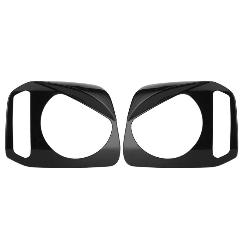 Natudeco 2pcs vordere Scheinwerferabdeckung Links rechts Auto vorne Scheinwerfer Scheinwerfer Linsenabdeckung Auto Scheinwerfer Trim ABS Dekor Set für Jimny 2007 8209 2017 von Natudeco