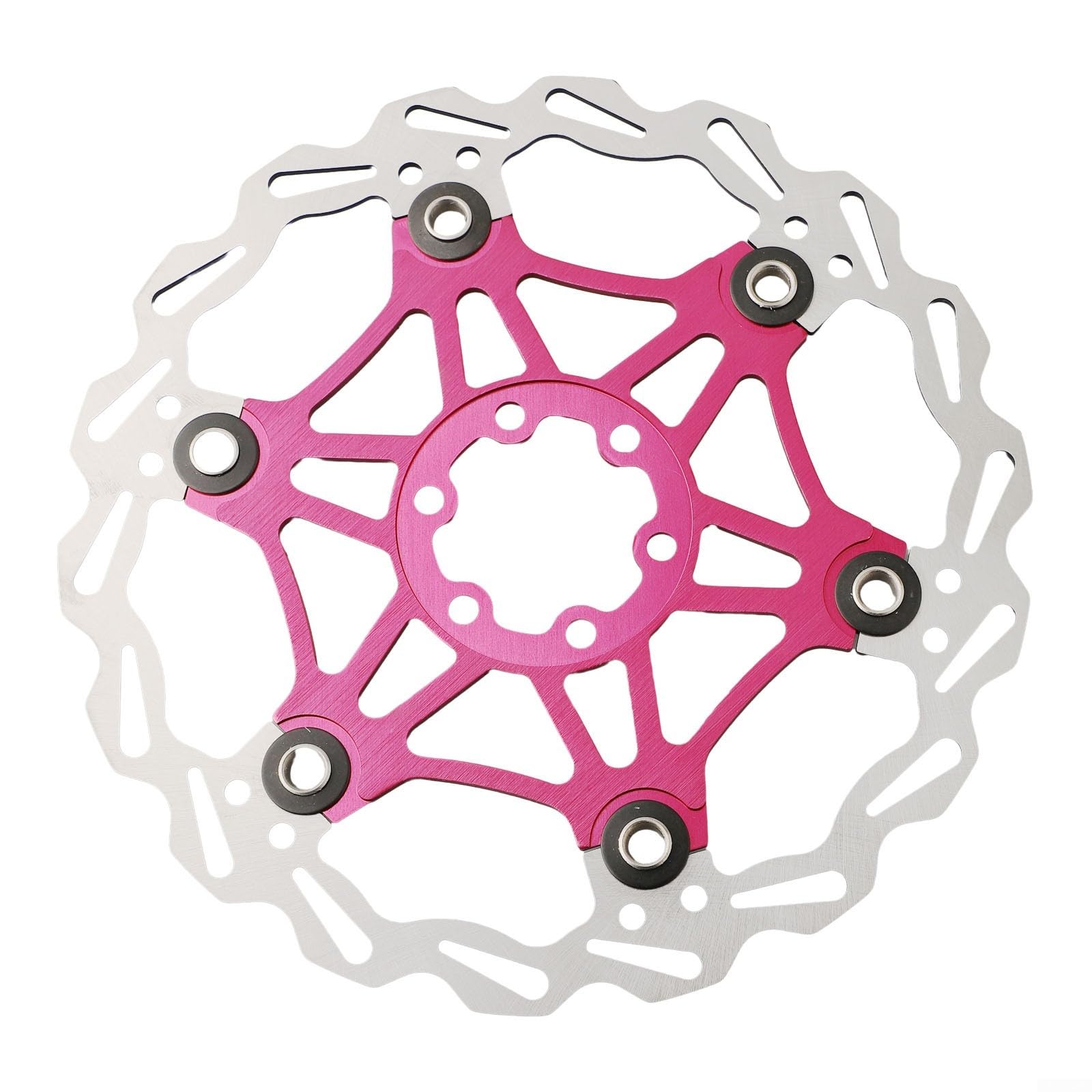 Schwimmende Bremsscheibe aus Aluminiumlegierung für Mountainbiking, 160/180/203 mm für hervorragende Bremsleistung (180 mm) von NbgrvB