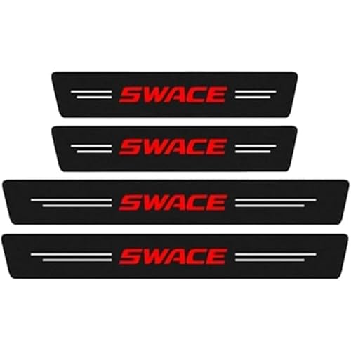 4 Stück Auto Einstiegsleisten Schutz für Suzuki Swace,Auto Einstiegsleisten Carbon Faser Aufkleber Auto Türschweller Protector von NeWnan