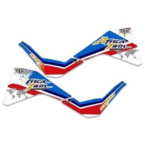 Motorrad Tankspad Für Hon&da Motorrad CRF1100L Kraftstoff Tank Pad Aufkleber CRF 1100L CRF 1100 L Afri&ca Twin Adventure Sport Seite Aufkleber Schutz Set von NEZIH