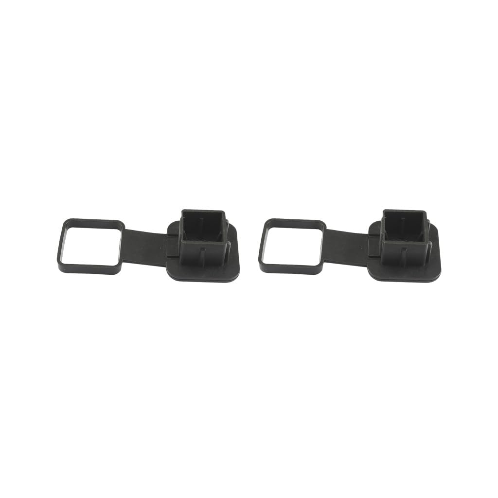 2 x schwarze Gummi-Abdeckung für Anhängerkupplung, 5,1 cm, Staubschutz von NeaxgeandX