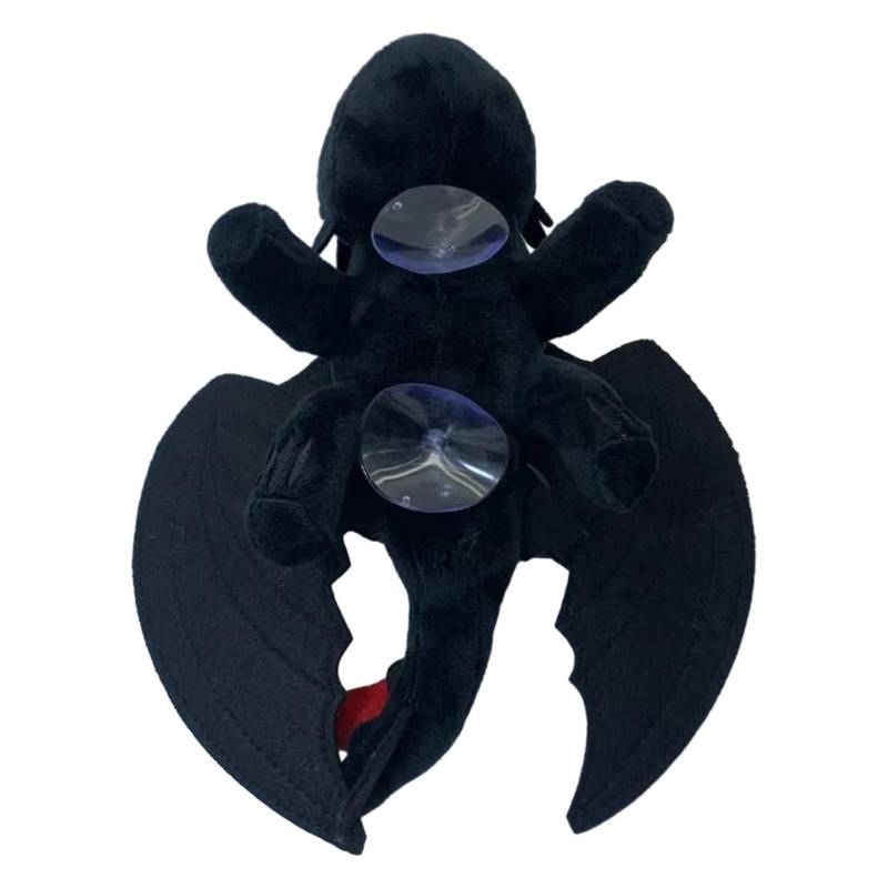 Elektroauto Dekoration Lustig Helm Zubehör Professionelle Plüsch Dekoration 35cm Helm Saugnapf von NeaxgeandX