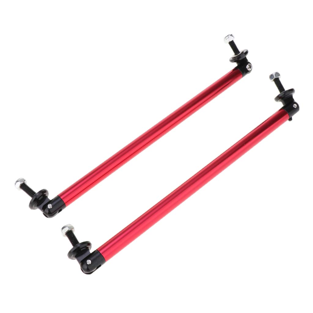 Verstellbarer Windsplitter für vorne und hinten, 200 mm, Rot von NeaxgeandX