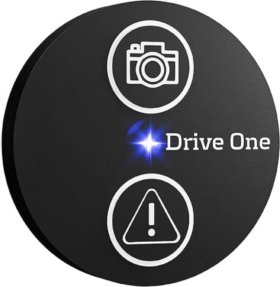 Needit Original Drive One Blitzerwarner, Radarwarner Warnt vor Blitzern und Gefahren im Straßenverkehr in Echtzeit, automatisch aktiv nach Verbindung mit Smartphone bei Bluetooth, Daten von Blitzer.de von Needit