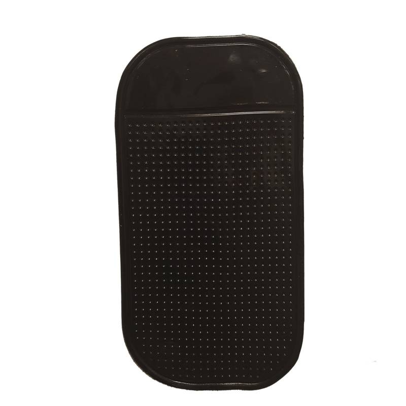 NEMAXX® Black Gecko Antirutsch-Pad fürs Auto | Handyhalterung ohne Kleber | Nano-Haftung fürs Armaturenbrett | Universal KFZ Rutschmatte für Smartphone, Navi & mehr | 13×7 cm, abwaschbar, schwarz von Nemaxx