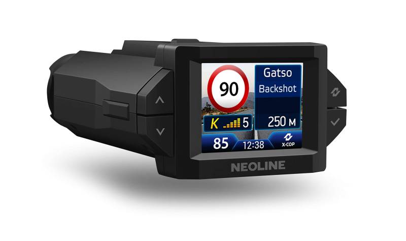 NEOLINE X-COP 9300s - Full-HD-Videorekorder mit Radarwarner, GPS-Antenne, GPS-Datenbank mit Geschwindigkeitsradaren, aktualisierbare Datenbank, Parkmodus von NEOLINE