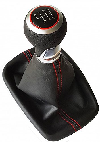 CBT – ECHT LEDER 6 GANG SCHALTKNAUF - SCHALTSACK NAHT ROT/RING ROT CBT – ECHT LEDER 6 GANG SCHALTKNAUF - SCHALTSACK NAHT ROT/RING ROT von Neoxxim