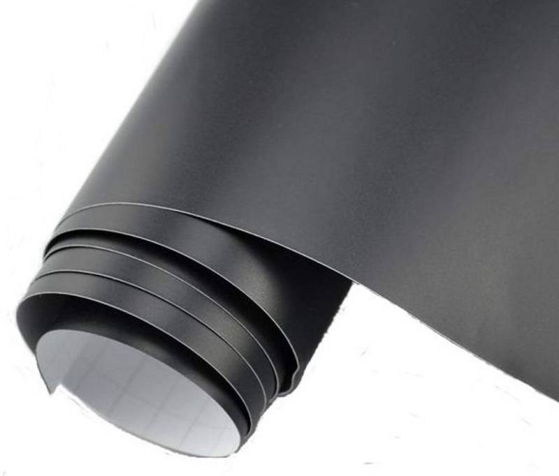Neoxxim 24,3€/m2 Autofolie SCHWARZ MATT 30 x 150 cm blasenfrei Luftkanalfolie von Neoxxim