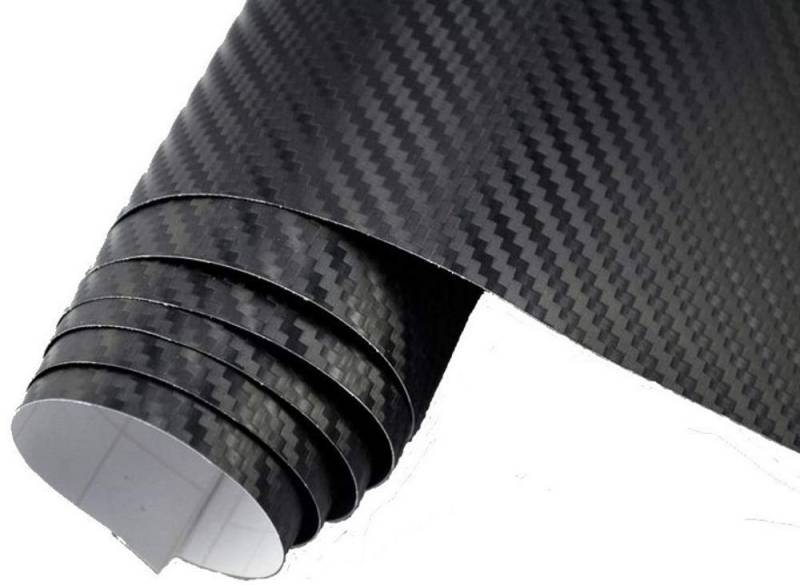Neoxxim 5,9€/m² Auto Folie Carbon Folie 3D Carbonfolie SCHWARZ - 50 x 150 cm blasenfrei Klebefolie Dekor von Neoxxim