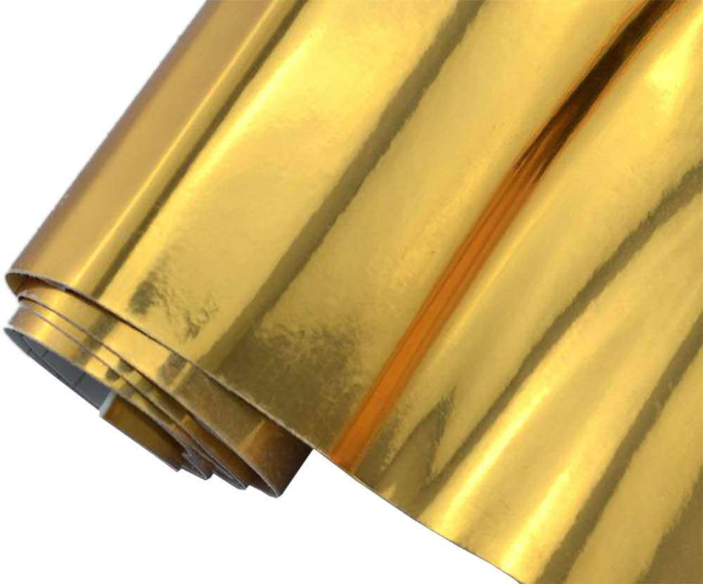 Neoxxim 6.6€/m2 Auto Folie - Chrom gold 300 x 150 cm - selbstklebend BLASENFREI flexibel Car Wrapping Klebefolie folieren Neoxxim 6.6€/m2 Auto Folie - Chrom gold 300 x 150 cm - selbstklebend BLASENFREI flexibel Car Wrapping Klebefolie folieren von Neoxxim