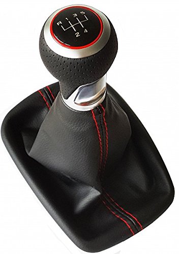 CBT – ECHT LEDER 5 GANG SCHALTKNAUF - SCHALTSACK NAHT ROT/RING ROT CBT – ECHT LEDER 5 GANG SCHALTKNAUF - SCHALTSACK NAHT ROT/RING ROT von Neoxxim