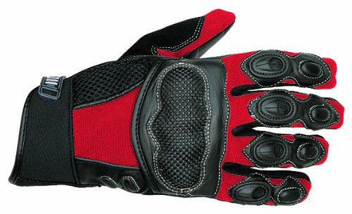 Nerve Race Handschuhe, Schwarz/Rot, S von Nerve