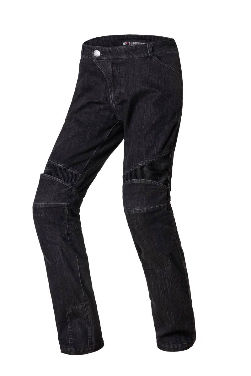 Nerve Ranger Herren Motorrad Jeans Hose, Schwarz, 3XL von Nerve