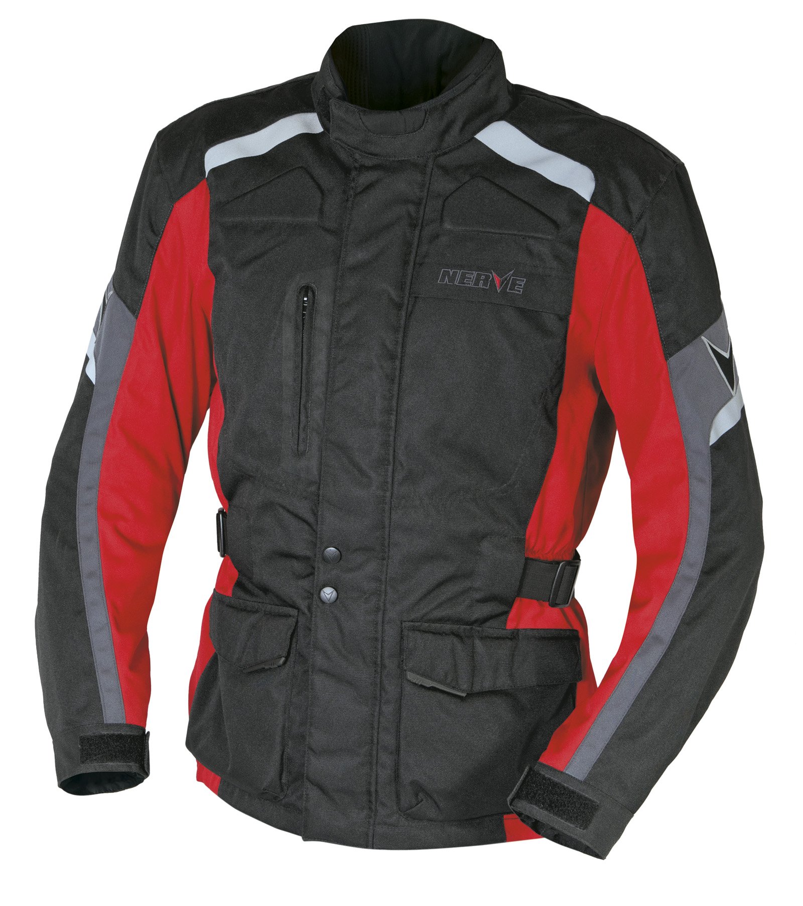 Nerve EXT Jacke, Schwarz/Rot, M von Nerve