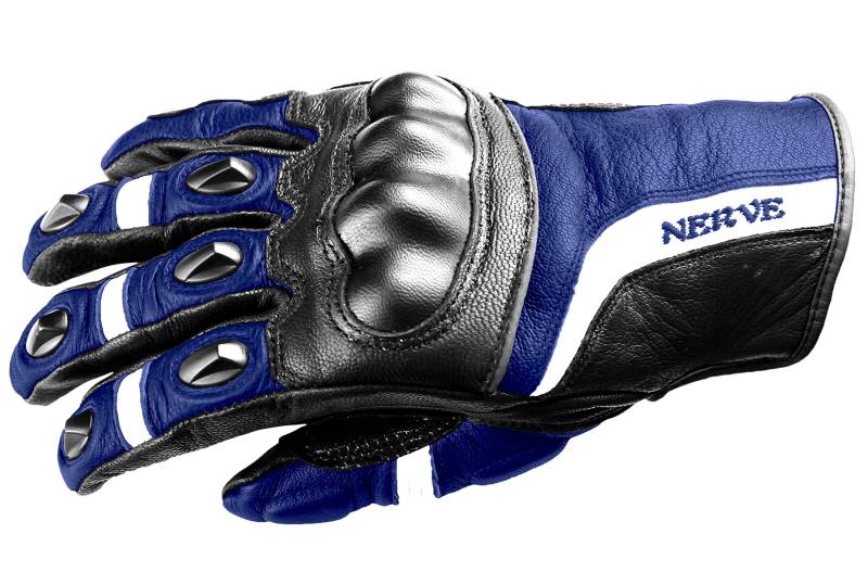Nerve KQ12 Touring Handschuhe, Schwarz/Blau, 12 von Nerve