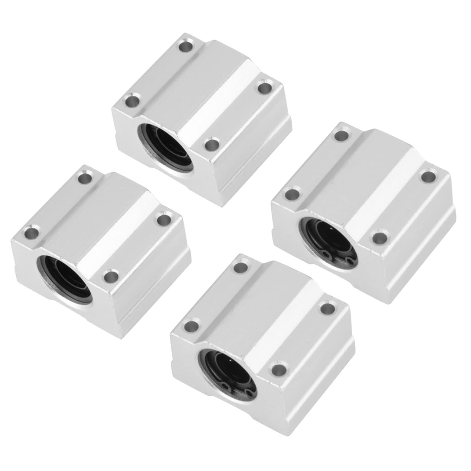 NestNiche 4 Stück SCS12UU Aluminium-Linearkugellager-Buchse, 36 Mm Lang, Linearrollenlager-Gleitblock Für CNC-3D-Drucker-Zubehör NestNiche 4 Stück SCS12UU Aluminium-Linearkugellager-Buchse, 36 Mm Lang, Linearrollenlager-Gleitblock Für CNC-3D-Drucker-Zubehör von NestNiche
