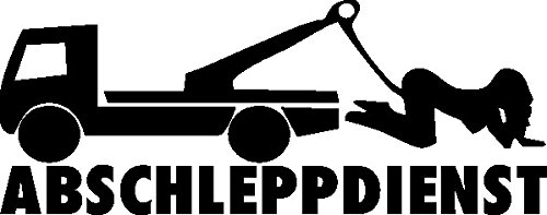 NetSpares Plott Aufkleber Abschleppdienst Schlepper LKW Abschlepper Sexy Milf Fun von NetSpares