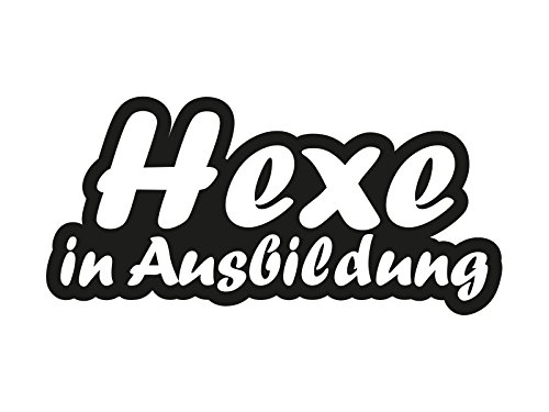 1 x 2 Plott Aufkleber Hexe In Ausbildung Witch Sticker Autoaufkleber Fun Gag NEU von NetSpares