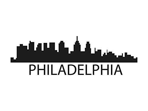 1 x 2 Plott Aufkleber Philadelphia Silouhette Sticker Tuning Autoaufkleber NEU von NetSpares
