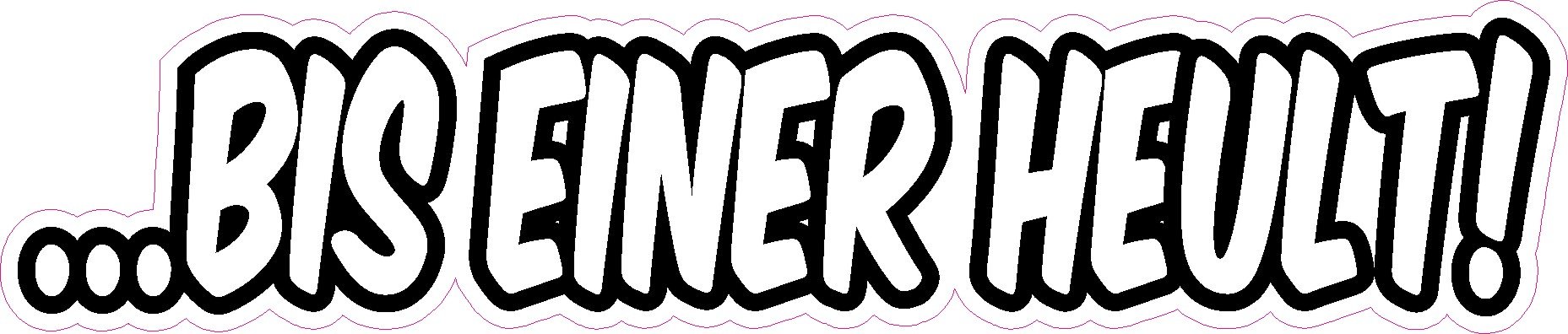 NetSpares 1 x Aufkleber Bis Einer heult Autoaufkleber Sticker Tuning Auto Shocker Dub Fun NetSpares 1 x Aufkleber Bis Einer heult Autoaufkleber Sticker Tuning Auto Shocker Dub Fun von NetSpares