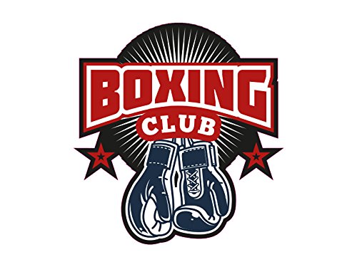 1 x Aufkleber Boxing Sticker Club Box Handschuhe Sticker Training Logo Verein von NetSpares