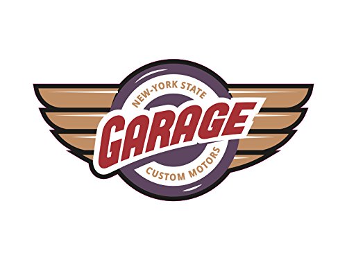 1 x Aufkleber New York State Garage Custom Motors Tuning Sticker Werkstatt USA von NetSpares