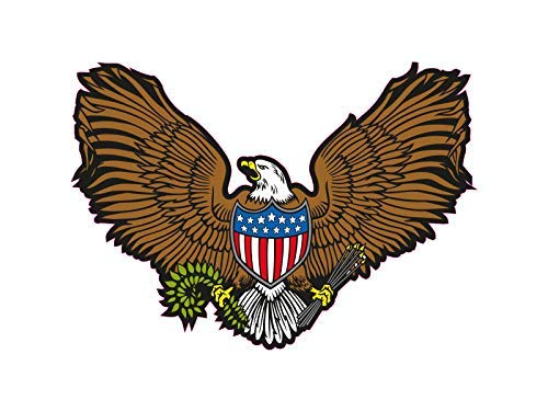 1 x Aufkleber Präsidenten Adler President USA New York Big Apple Vogel Sticker von NetSpares