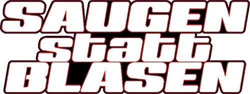 NetSpares 1 x Aufkleber Saugen Statt Blasen Sticker Shocker Tuning Static Stance Fun Gag NetSpares 1 x Aufkleber Saugen Statt Blasen Sticker Shocker Tuning Static Stance Fun Gag von NetSpares