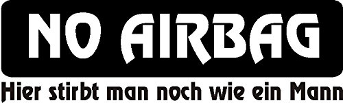 Plott Aufkleber No Airbag Hier Stirbt Man Noch Wie EIN Mann Sticker Tuning Plott Aufkleber No Airbag Hier Stirbt Man Noch Wie EIN Mann Sticker Tuning von NetSpares