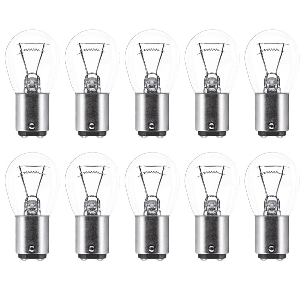 Auto-Glühbirnen, 380, für Bremse/Blinker, 12 V, 21/5 W, Doppeldraht, 10 Stück Auto-Glühbirnen, 380, für Bremse/Blinker, 12 V, 21/5 W, Doppeldraht, 10 Stück von Netagon
