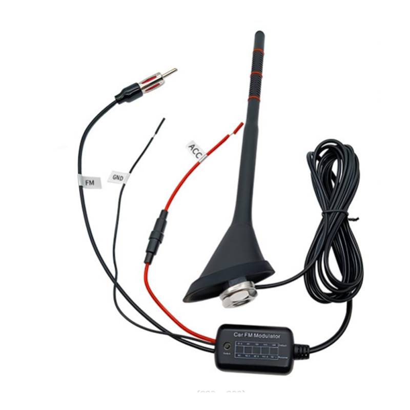 Nettoppo 1 STK. Auto +GPS+FM Antenne Schwarz ABS mit Bluetooth-Modulator Wasserdicht Staubsicher Universal-Antenne von Nettoppo